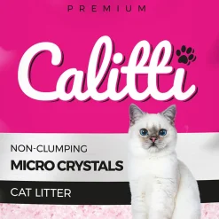 Żwirek silikonowy dla kota Calitti Micro Crystals, 8 x 3,8L