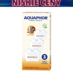 Wkład filtrujący Aquaphor Maxfor+ H, do dzbanka filtrującego, 3 sztuki