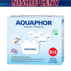 Wkład filtrujący Aquaphor Maxfor+, do dzbanka filtrującego, 6 sztuk