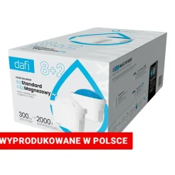 Wkład filtrujący do dzbanka Dafi, 8 x wkład Standard Unimax, 2 x wkład Mg
