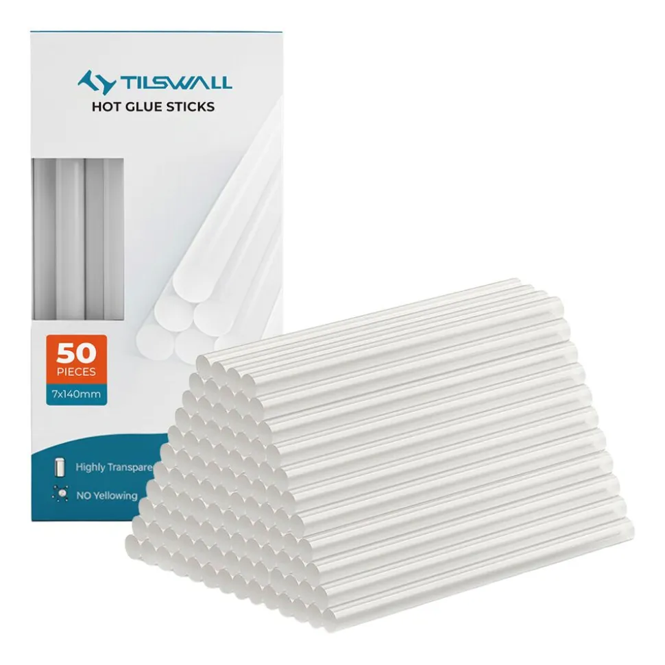 Wkłady do pistoletu do kleju Tilswall, 50 sztuk