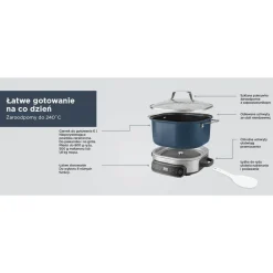 Wolnowar Ninja Foodi PossibleCooker MC1101EU, 6 l, 1000 W