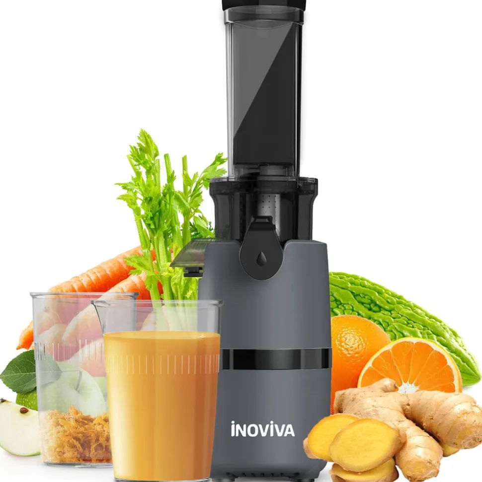 Wyciskarka wolnoobrotowa Inoviva KBMJ-S01-G, 100 W, szara