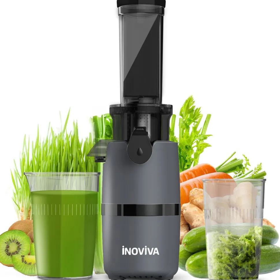 Wyciskarka wolnoobrotowa Inoviva KBMJ-S01-G, 100 W, szara