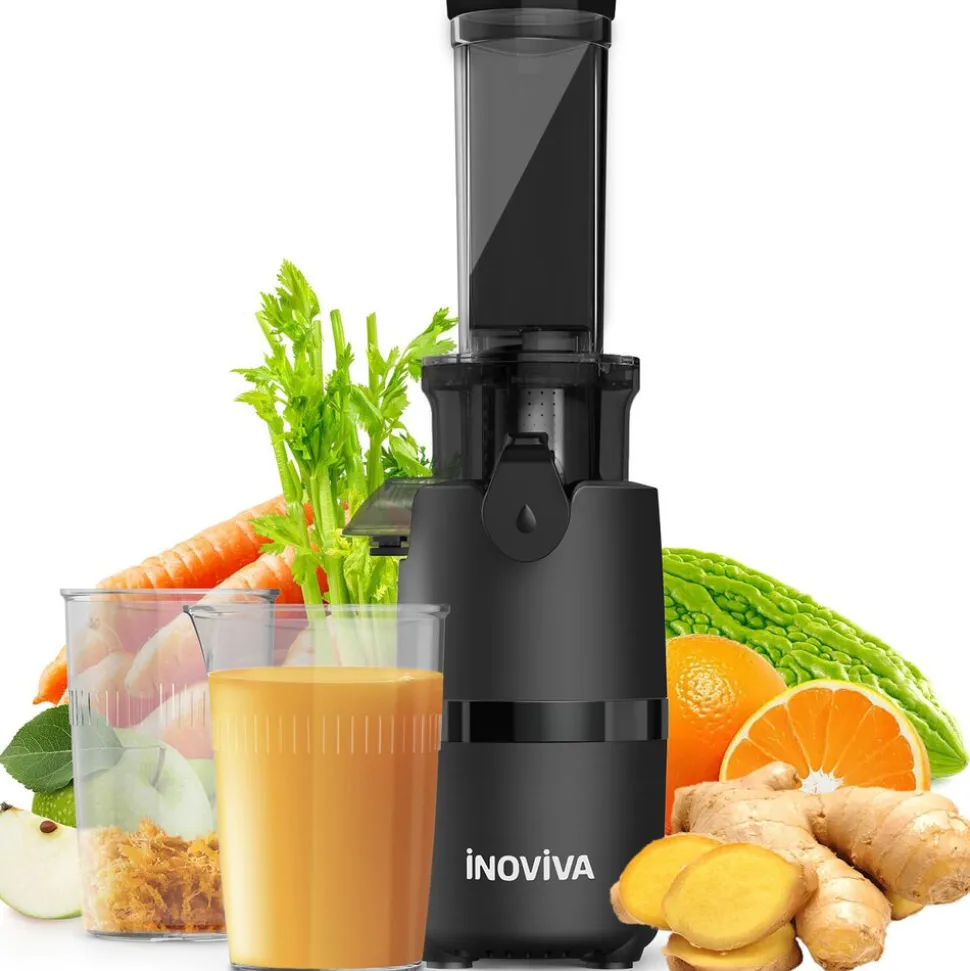 Wyciskarka wolnoobrotowa Inoviva KBMJ-S01-B, 100 W, czarna