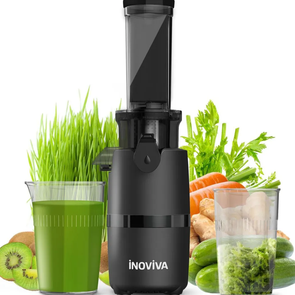 Wyciskarka wolnoobrotowa Inoviva KBMJ-S01-B, 100 W, czarna