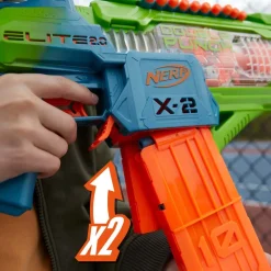 Wyrzutnia Nerf Elite 2.0 Double Punch, 50 strzałek