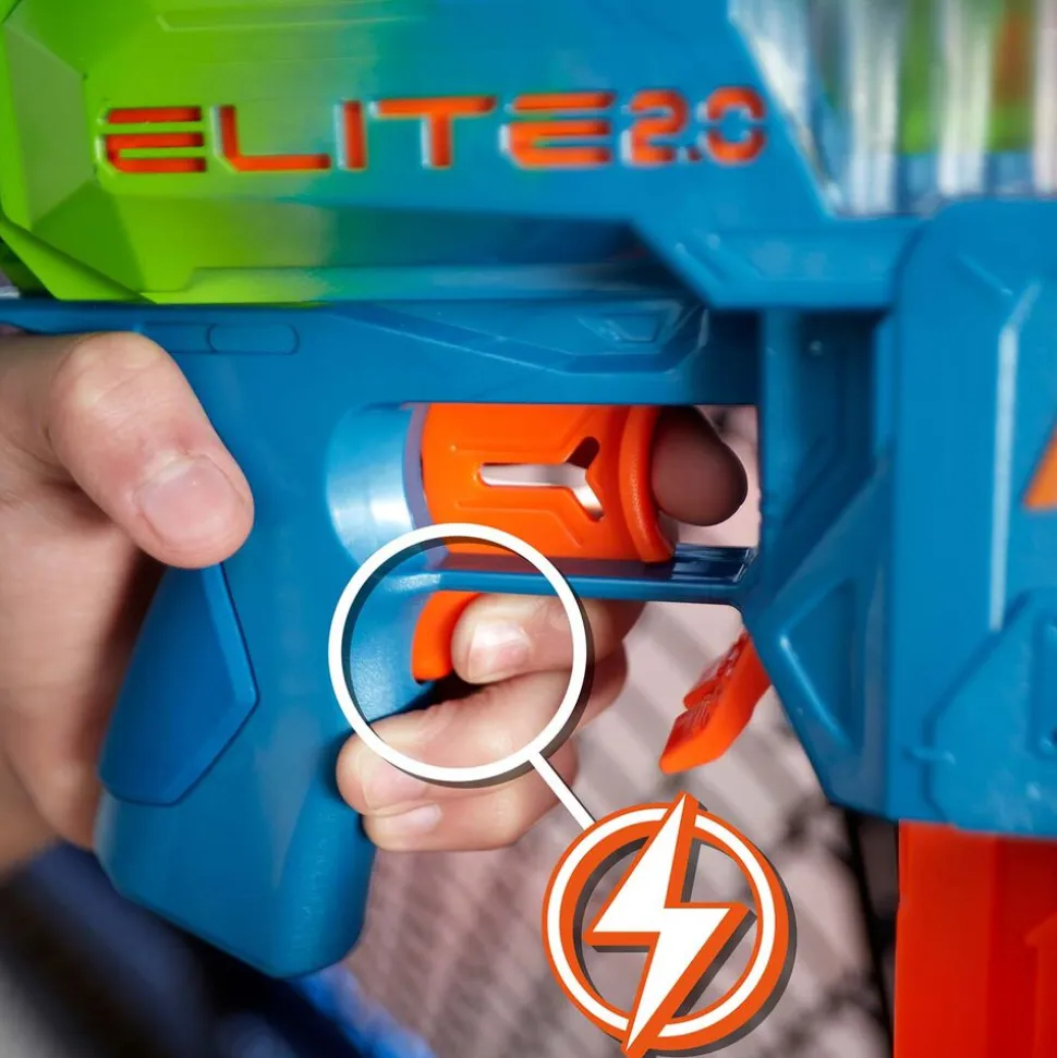Wyrzutnia Nerf Elite 2.0 Double Punch, 50 strzałek