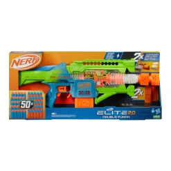 Wyrzutnia Nerf Elite 2.0 Double Punch, 50 strzałek