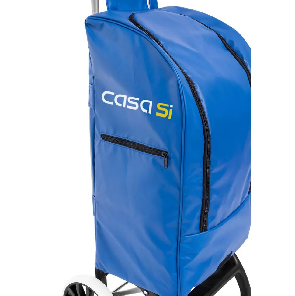 Wózek na zakupy z podszewką termiczną Casa Si, 39 l, niebieski