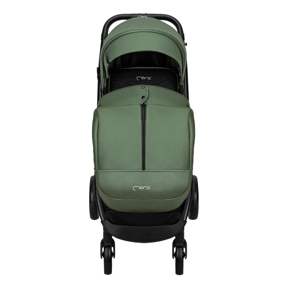 Wózek spacerowy MoMi Miya, z akcesoriami, khaki