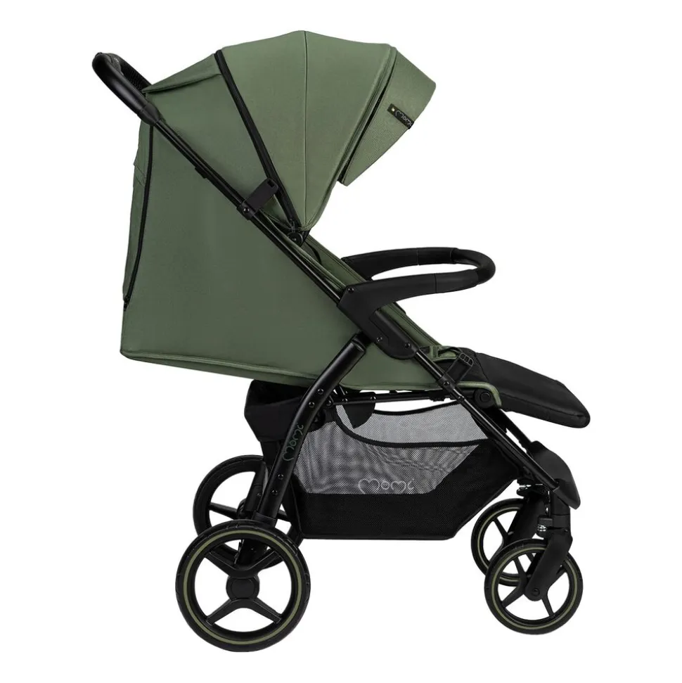 Wózek spacerowy MoMi Miya, z akcesoriami, khaki