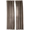 Zasłony aksamitne na taśmie 135 x 250 cm Smukee Home, 2 szt., szare