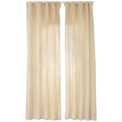Zasłony aksamitne na taśmie 135 x 250 cm Smukee Home, 2 szt., beżowe