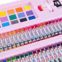 Zestaw artystyczny 208 elementów Spokey Easy Kids Girl, różowy