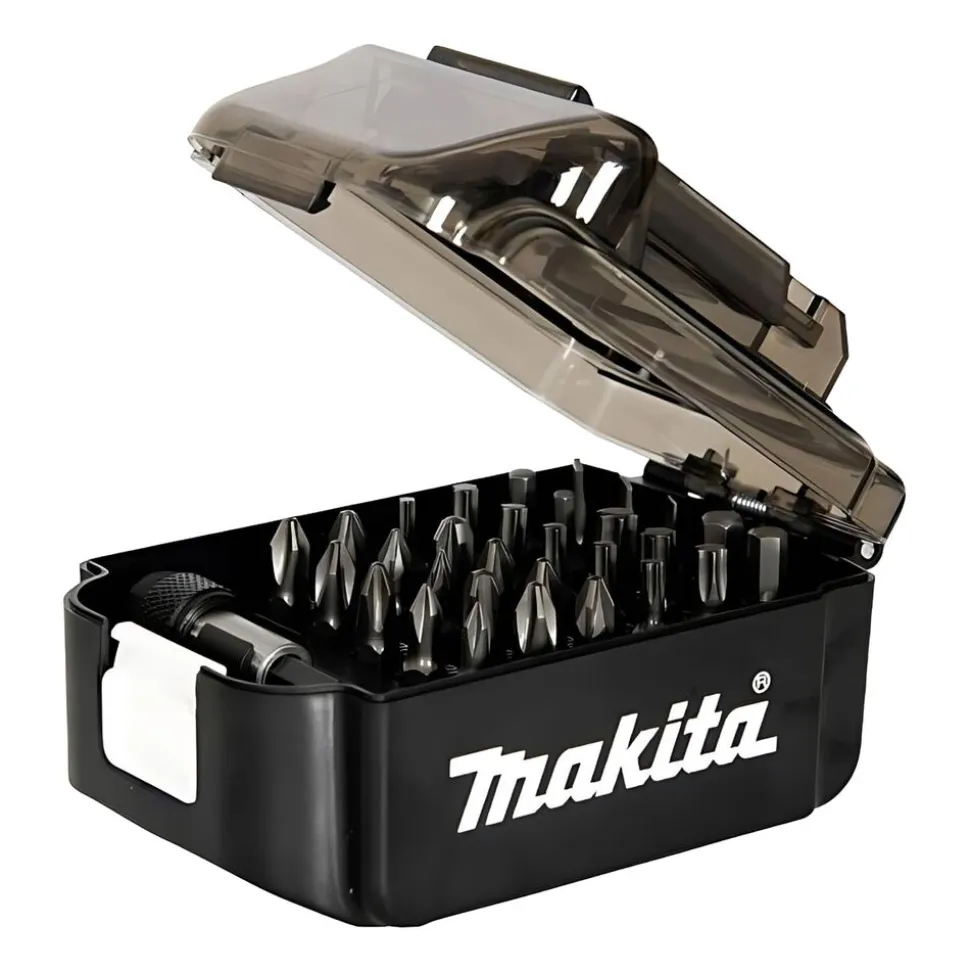 Zestaw bitów Makita E-00016, 31 elementów, z uchwytem