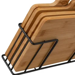 Zestaw 4 desek bambusowych Konighoffer Cedar, ze stojakiem