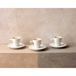Zestaw do kawy z porcelany Delta Q Qups Espresso Pro, 12 elementów, biały