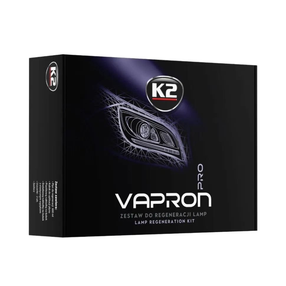 Zestaw do regeneracji lamp K2 Vapron, 7 elementów