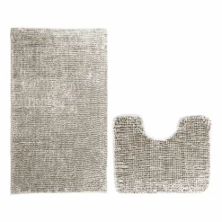 Zestaw dywaników łazienkowych 50 x 80 cm i 40 x 50 cm Restilo Bati, 2 szt., beżowe