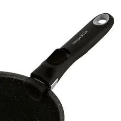 Zestaw garnków Konighoffer Spinel Black, 16/18/20 cm, odpinana rączka, czarne
