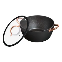 Zestaw garnków MG Home Rose Gold, 6 elementów, aluminium