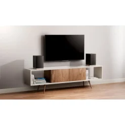 Zestaw 2 głośników półkowych Blaupunkt BS60BK LED, 2 x 30 W, czarne