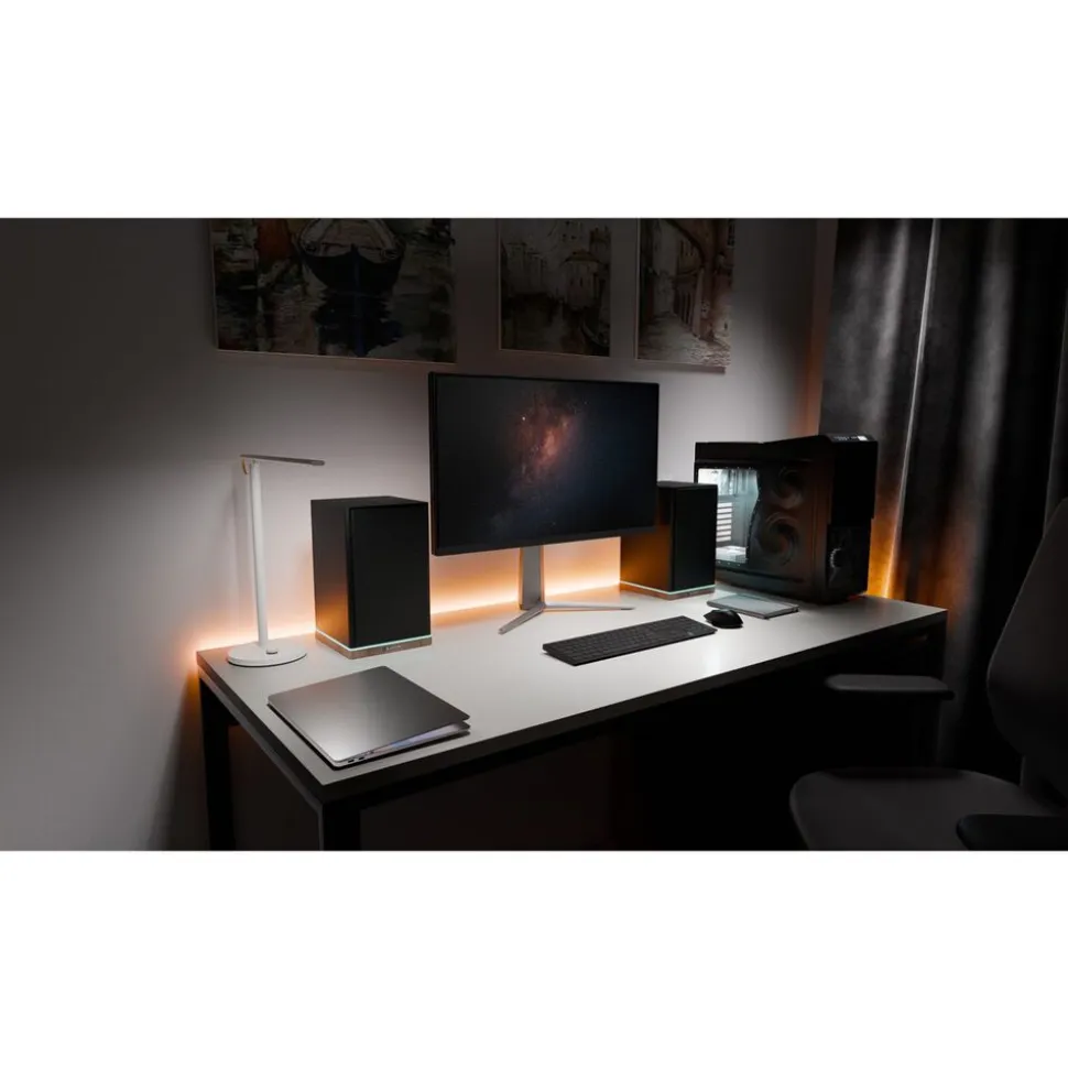 Zestaw 2 głośników półkowych Blaupunkt BS60BK LED, 2 x 30 W, czarne
