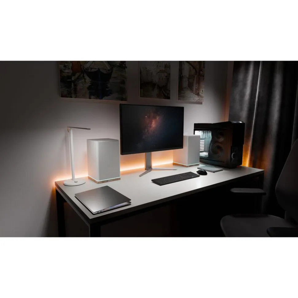 Zestaw 2 głośników półkowych Blaupunkt BS60WH LED, 2 x 30 W, białe
