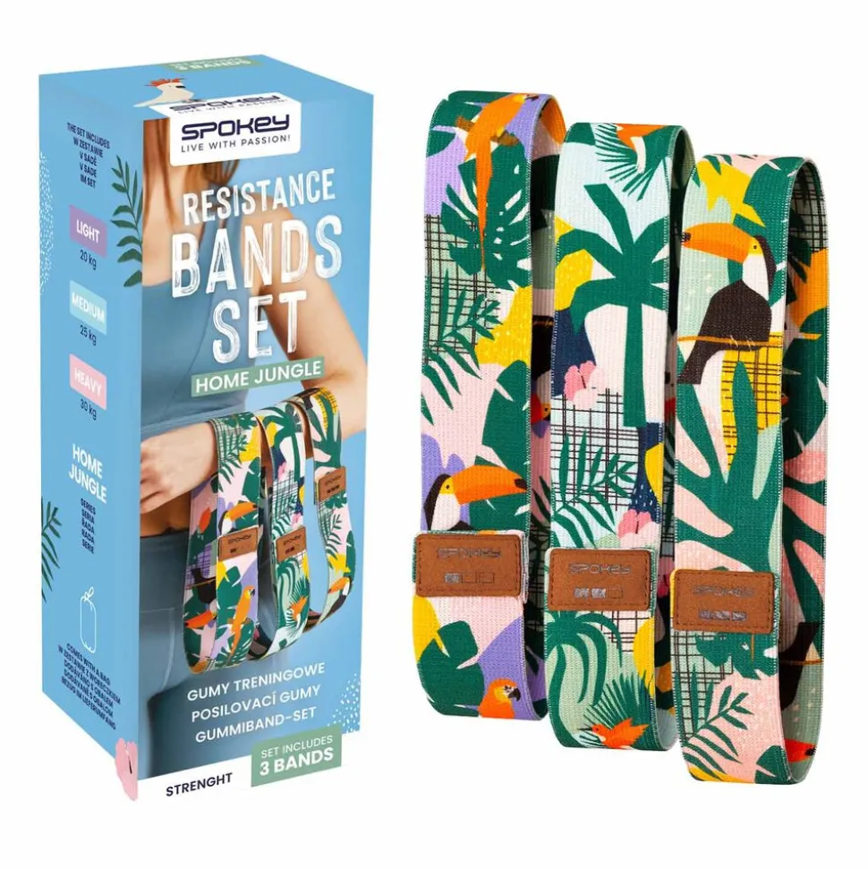 Zestaw gum oporowych Spokey Home Jungle Set, 3 sztuki