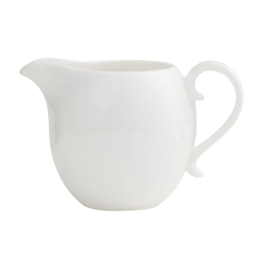 Zestaw kawowy z porcelany na 6 osób Ambition Giro, 17 elementów, biały