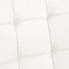 Zestaw 4 krzeseł tapicerowanych Vilandy Bacic Velvet, ecru