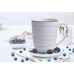 Zestaw kubków porcelanowych MG Home Marea, 360 ml, 6 sztuk