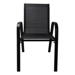 Zestaw mebli ogrodowych Jumi Fiesta, stolik, sofa, 2 krzesła, czarny