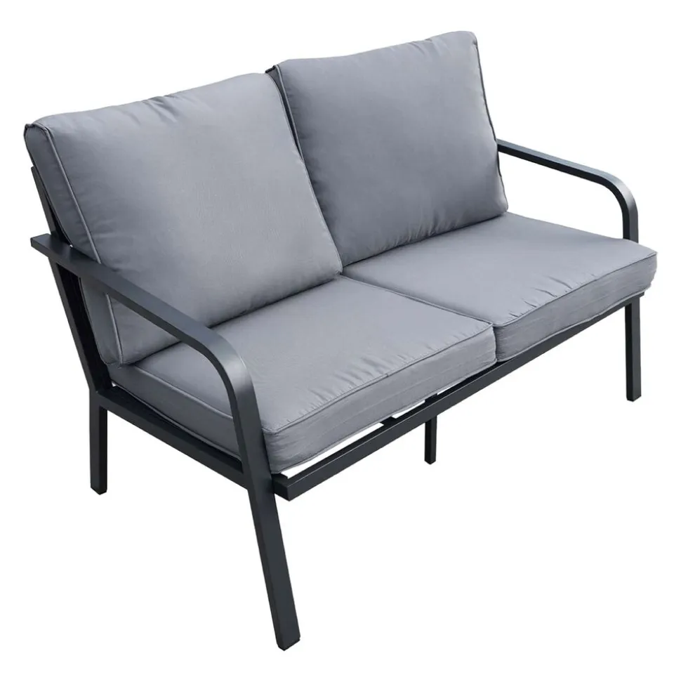 Zestaw mebli ogrodowych Sanico GoldGarden Bryza, sofa, 2 krzesła, stolik
