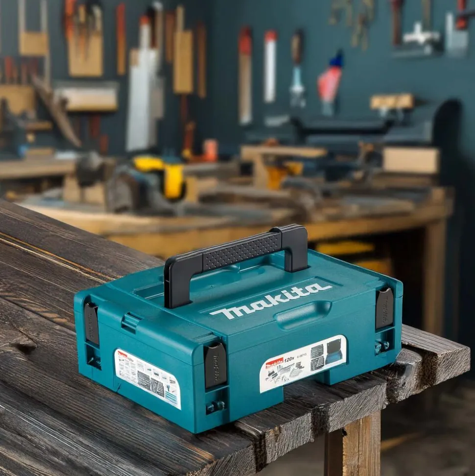 Zestaw narzędzi Makita E-08713, 120 elementów
