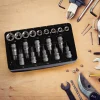 Zestaw nasadek i kluczy wpustowych Torx 1/2” Niteo
