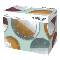 Zestaw obiadowy na 6 osób Tognana Layers, 18 elementów, wielokolorowy