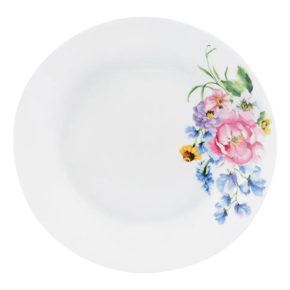 Zestaw obiadowy z porcelany Domotti Fiorella, na 6 osób, 18 elementów