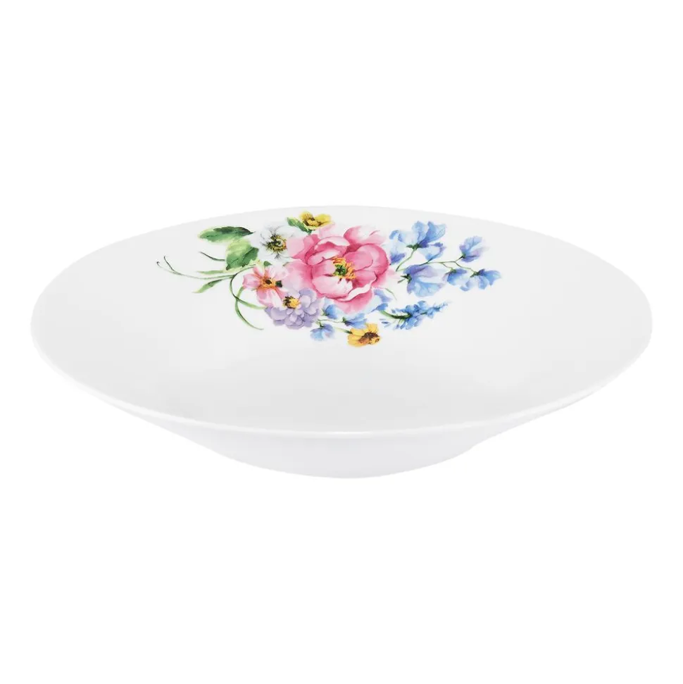 Zestaw obiadowy z porcelany Domotti Fiorella, na 6 osób, 18 elementów