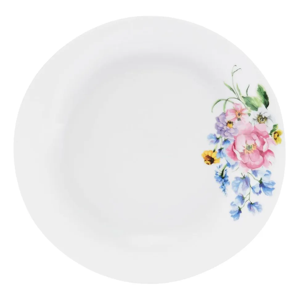 Zestaw obiadowy z porcelany Domotti Fiorella, na 6 osób, 18 elementów