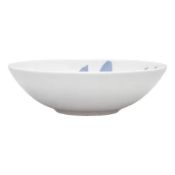 Zestaw obiadowy z porcelany na 6 osób Lubiana Boss, 18 elementów, z niebieskim wzorem