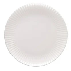 Zestaw obiadowy z porcelany na 6 osób Lubiana Daisy, 18 elementów, biały