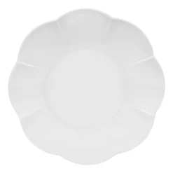 Zestaw obiadowy z porcelany na 6 osób Lubiana Naomi, 18 elementów, biały