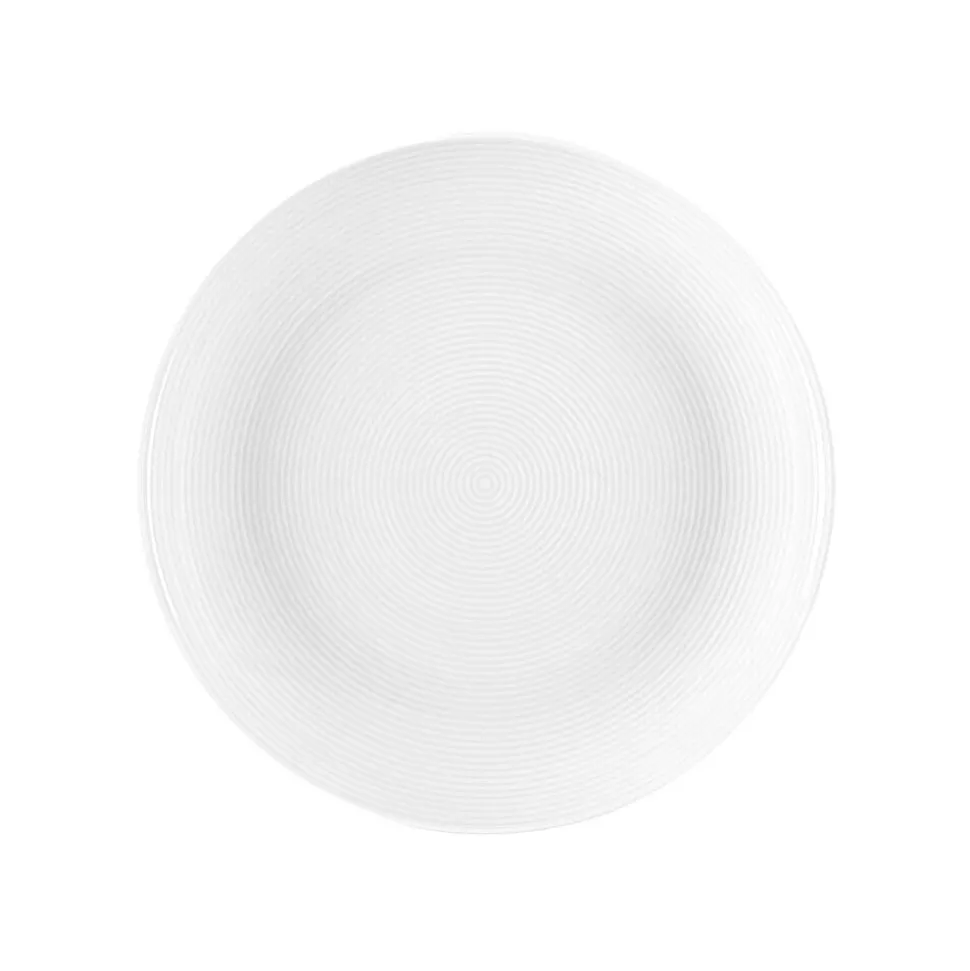 Zestaw obiadowy z porcelany na 6 osób Lubiana Modern, 18 elementów, biały