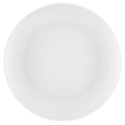 Zestaw obiadowy z porcelany na 6 osób Lubiana Modern, 18 elementów, biały