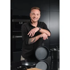 Zestaw patelni Florina Delux by Mateusz Gessler, 3 elementy, non-stick, czarne