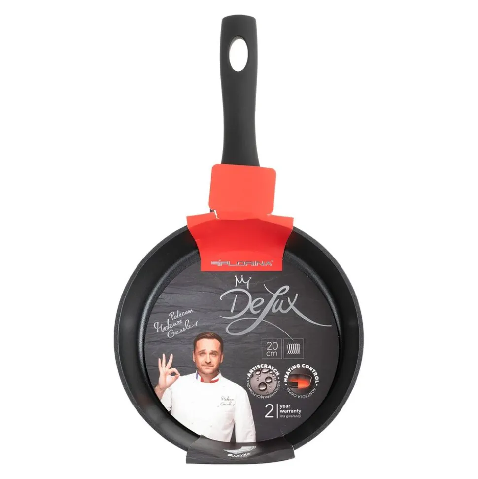 Zestaw patelni Florina Delux by Mateusz Gessler, 3 elementy, non-stick, czarne