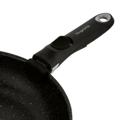 Zestaw patelni Konighoffer Spinel Black, 20/24/28 cm, odpinana rączka, czarne