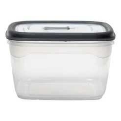 Zestaw 5 pojemników na żywność MG Home Misto, kwadratowe, szare